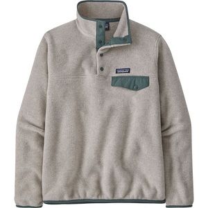 Patagonia Snap Fleece Pullover - Oat Heather/Dark Green